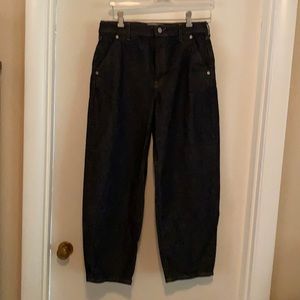Everlane “Arc” jeans: relaxed, size 30.